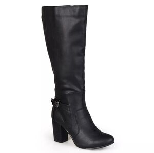 Bella Vita Wide Calf Black Over the Knee Boots
